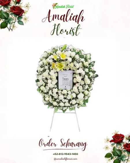 Krans Bunga Duka Pasauran